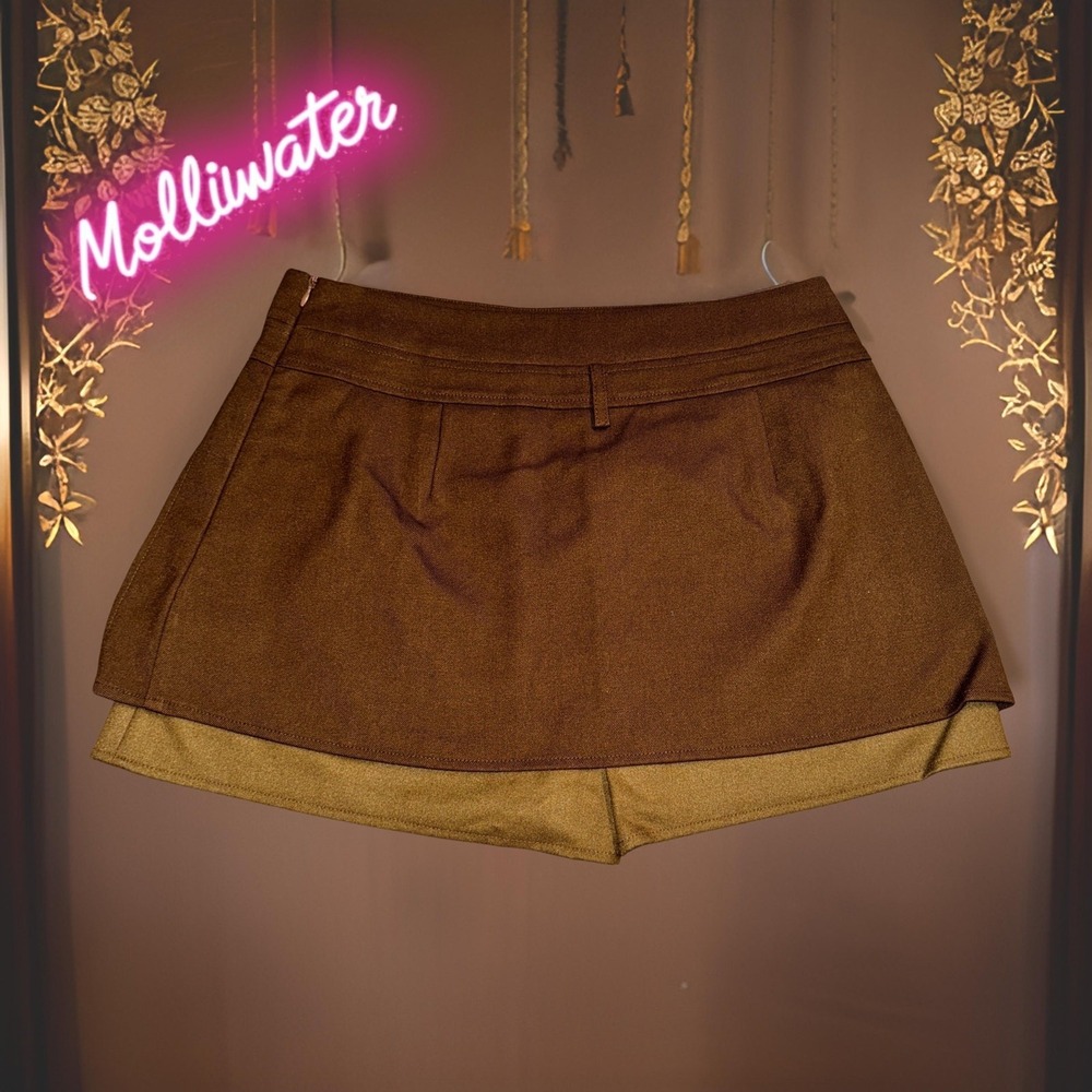New XL Kyouko Harry Potter Official Hufflepuff Skirt Hogwarts Uniform Skort Slit - Picture 4 of 6